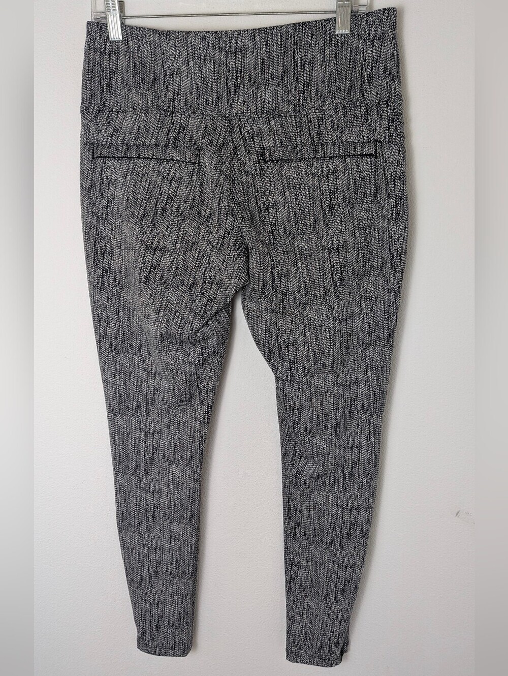 Athleta Delancey Textured Moto tight Leggings Braiden/black fitted pants size L - Picture 7 of 13